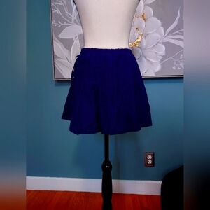 Navy Mini Skirt